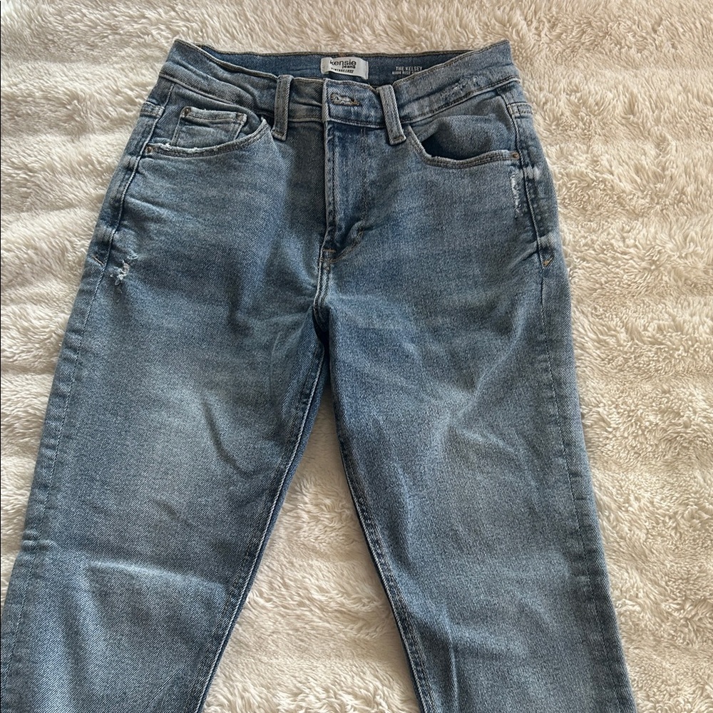 Kensie Denim Straight Leg Jeans